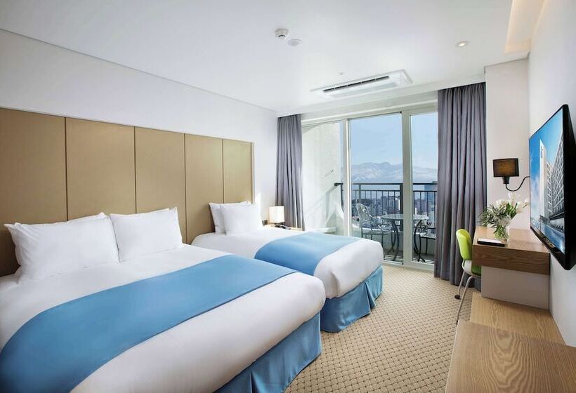 带山景的复式房间, Whistlelark Jeju