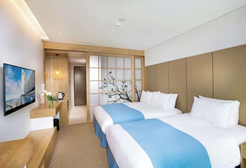 带山景的复式房间, Whistlelark Jeju