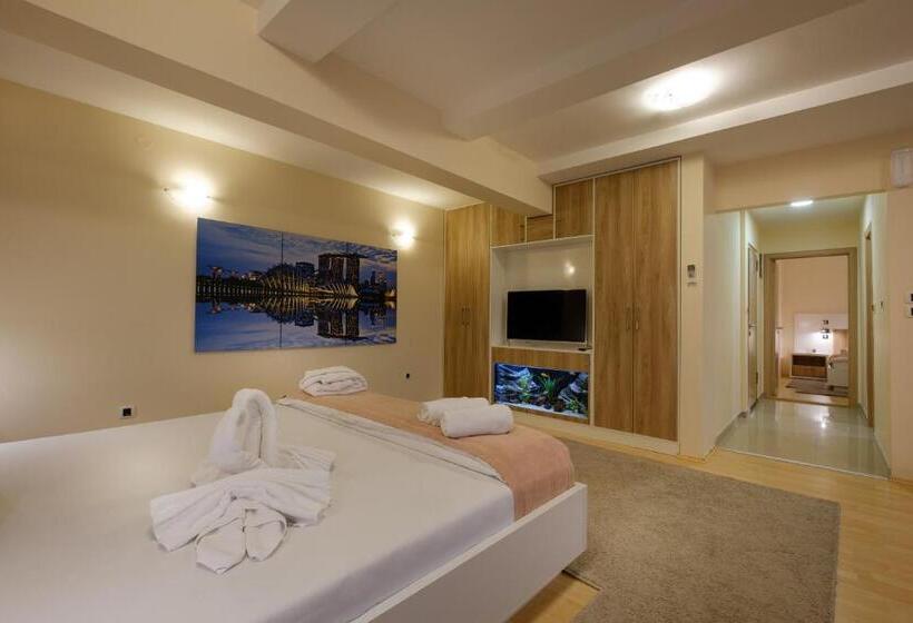 带1个卧室的高级公寓, Airport Hotel Garni