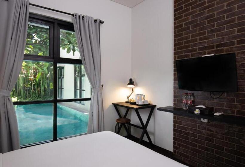 חדר דלוקס נוף בריכה, The Aswana Seminyak