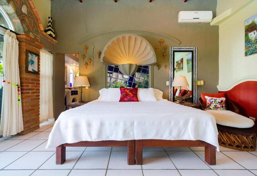 디럭스 테라스 룸 바다 전망, Villas Jardin Del Mar