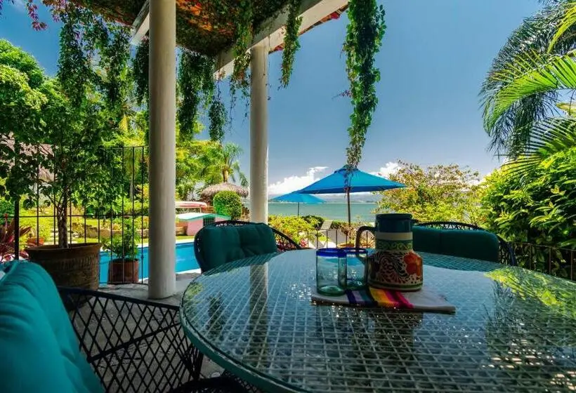 オーシャンビューデラックスルームバルコニー付き, Villas Jardin Del Mar