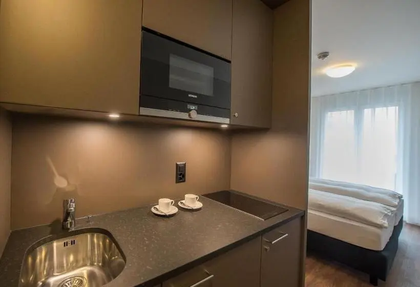 Standard-huone Parveke, Aparthotel Baden