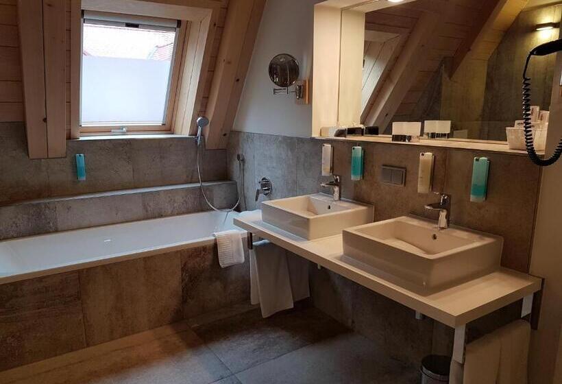 套房带园景, Gästehaus Der Geroldsauer Mühle