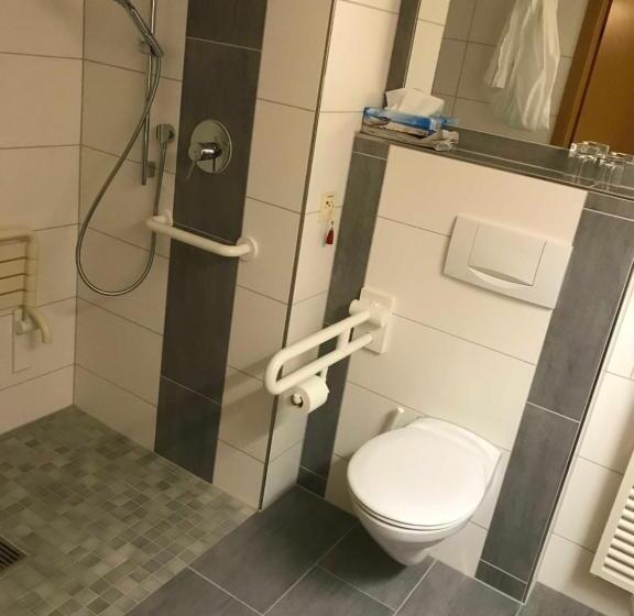 חדר סטנדרט מותאם לאדם עם מוגבלויות, Schwanau Garni