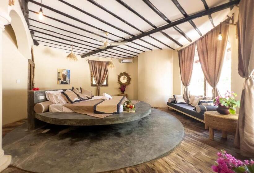 디럭스 룸 바다 전망, Kinazi Upepo Beach Eco Lodge