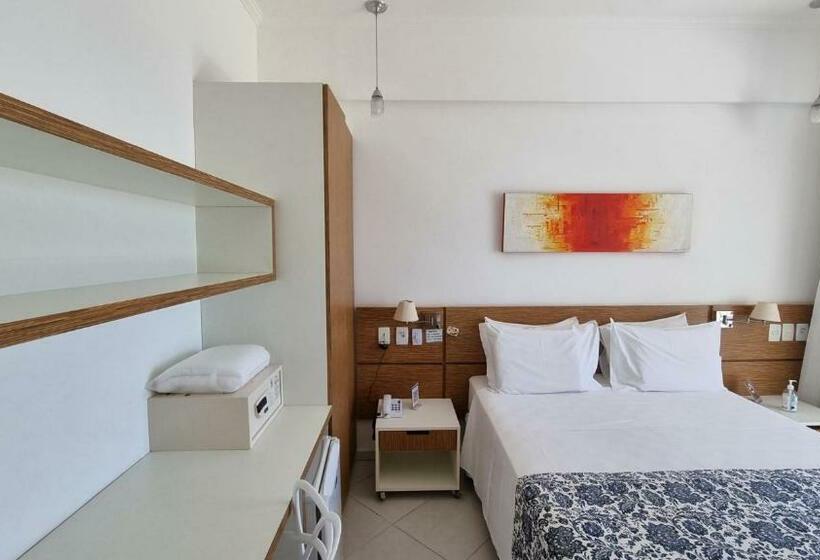 חדר סטנדרט נוף לים עם מרפסת, Juquei Frente Ao Mar Hotel Pousada