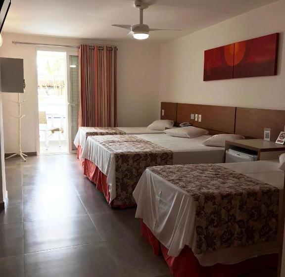 חדר סטנדרט לארבעה, Juquei Frente Ao Mar Hotel Pousada