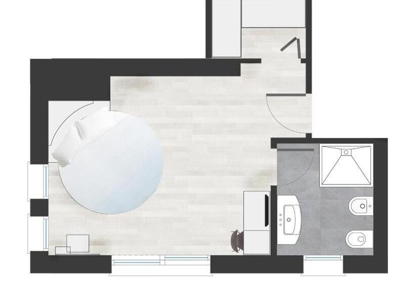 스탠다드 룸 바다 전망, Hesperia Hotel & Residence