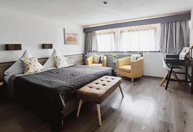 带城市景观的标准间, Das Waldhaus