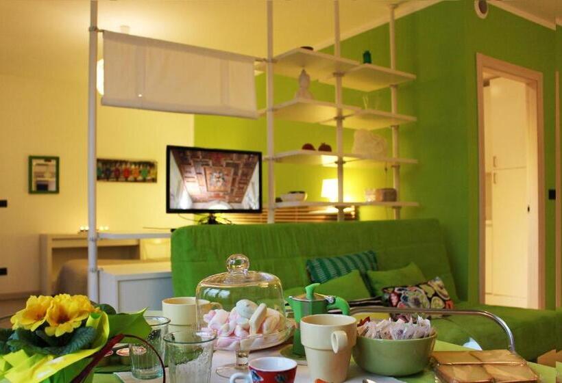 １ベッドルームのデラックスアパートメント, B&b Leterrazze Boutique Hotel   Torino