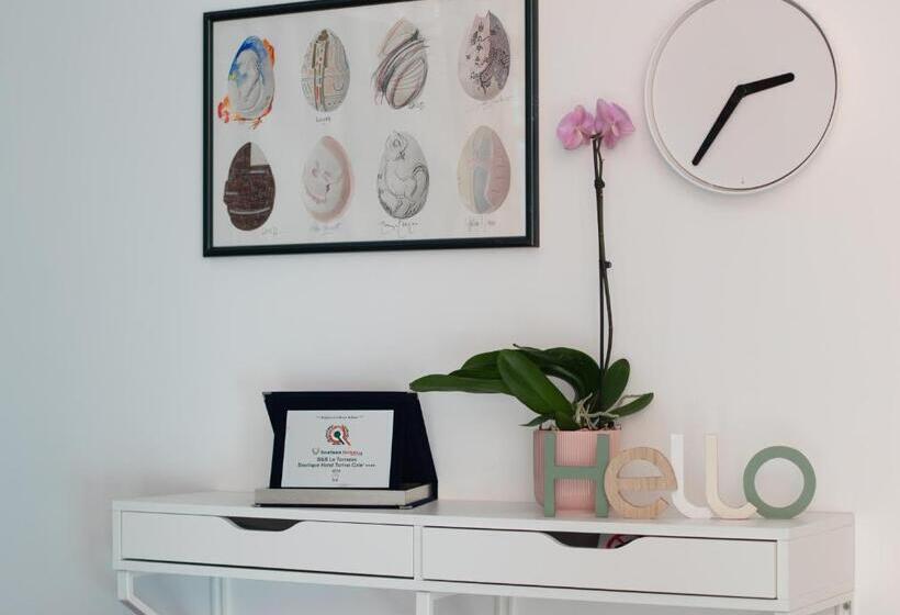 キングサイズベッドのデラックススイート, B&b Leterrazze Boutique Hotel   Torino