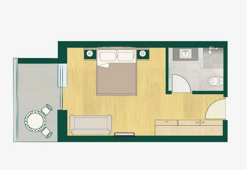Deluxe-huone Parveke, Das Mühlwald   Quality Time Family Resort