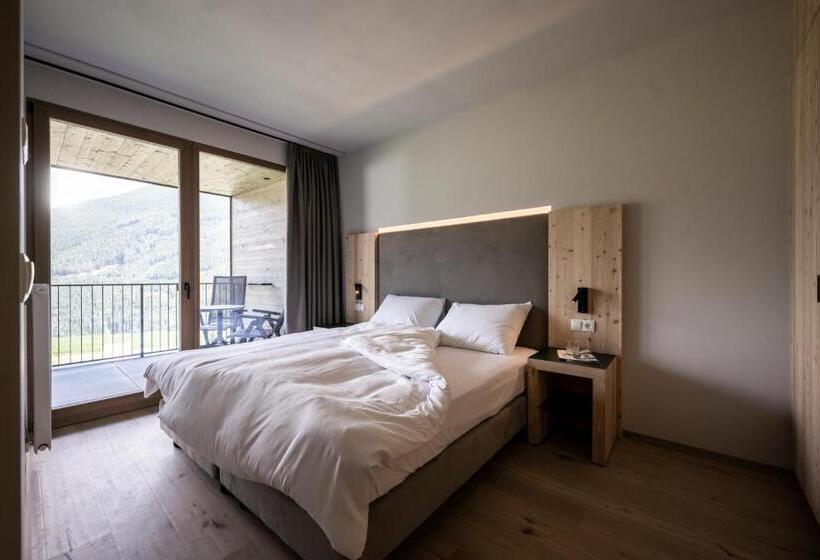 小型套房带阳台, Das Mühlwald   Quality Time Family Resort