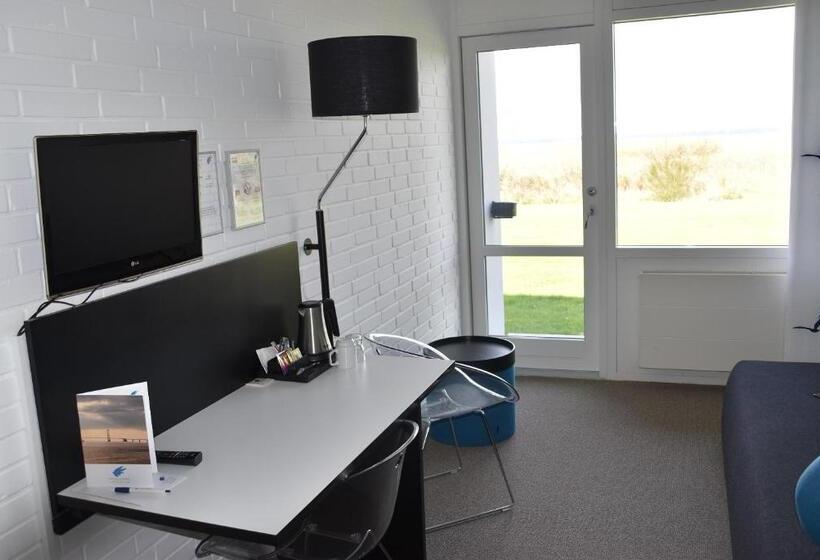 غرفة قياسية فردية مطلة علي البحر, Kobæk Strand Konferencecenter