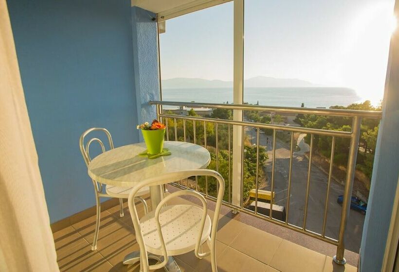 شقة غرفة نوم واحدة مطلة علي البحر مزوَّدة بشُرفة, Aparthotel Pecic