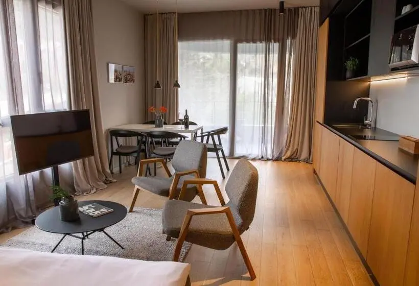 Lejlighed 2 Soveværelser med Balkon, One Suite