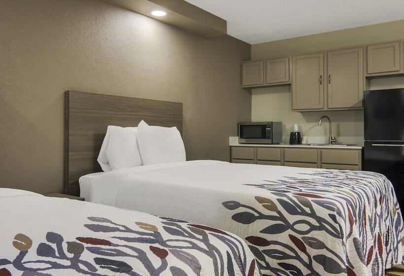 Standard Værelse 2 Dobbeltsenge, Red Roof Inn And Conference Center Chicago   N Aurora Naperville
