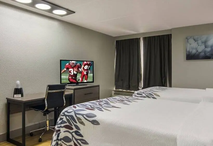 Standard-huone 2 Parivuodetta, Red Roof Inn And Conference Center Chicago N Aurora Naperville