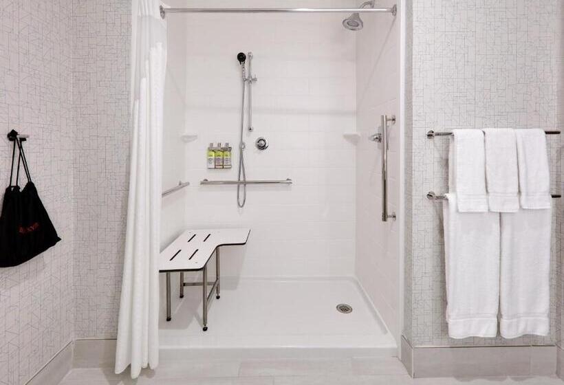 غرفة قياسية سرير كينج لذوى الإحتياجات الخاصة, Holiday Inn Express & Suites Dallas Nw   Farmers Branch, An Ihg