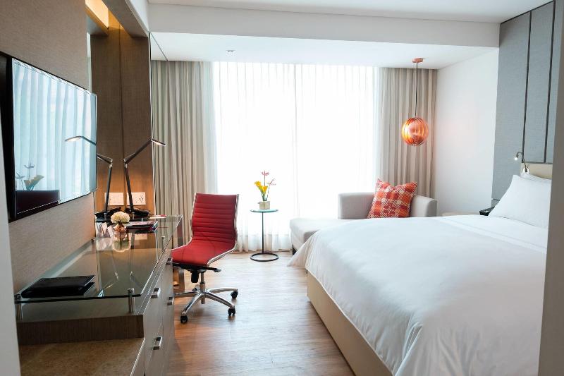 キングサイズベッドのデラックスルーム, Medellin Marriott