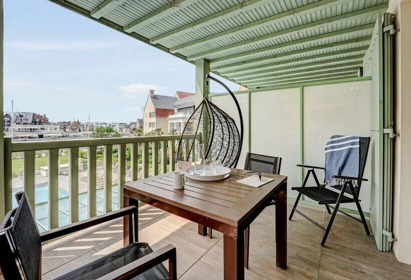 Апартаменты 1 Спальня с Видом, Residence Pierre & Vacances Premium Presqu Ile De La Touques