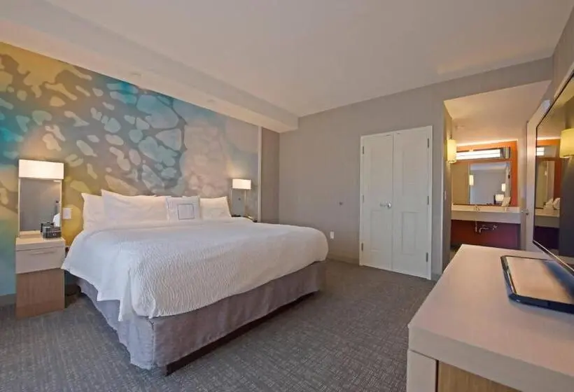キングサイズベッドのスイートルーム, Courtyard By Marriott Westbury Long Island