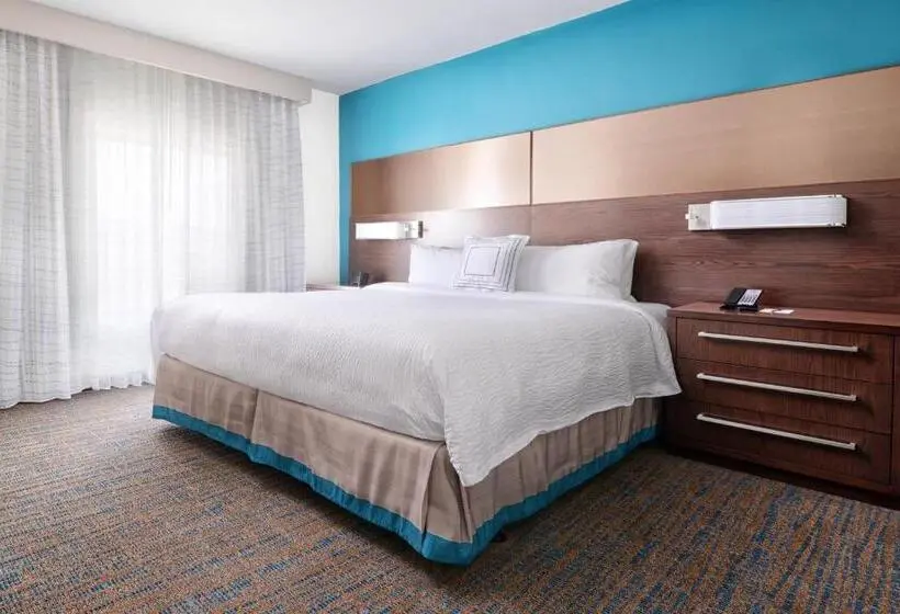 キングサイドベッドのスタンダードワンルーム, Residence Inn By Marriott Houston Pasadena