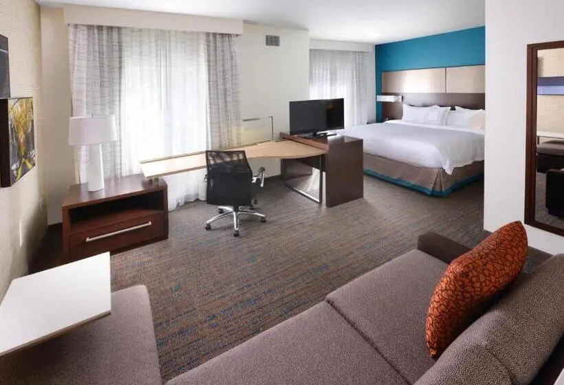キングサイドベッドのスタンダードワンルーム, Residence Inn By Marriott Houston Pasadena