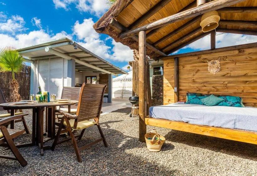 Habitación Familiar Vista Mar, Eco Village Finca De Arrieta   Yurts And Stone Cottages   Shared Pool   Walking Distance To Arrieta