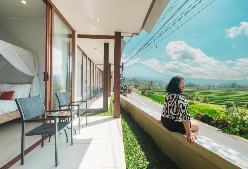 جناح مزوَّد بشرفة, Bhuana Agung Villa And Restaurant