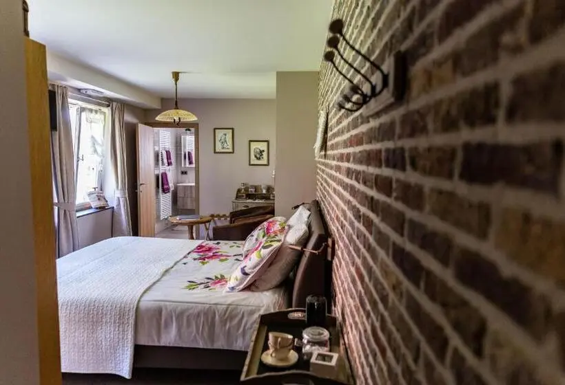 Deluxe-huone Puutarhanäkymä, B&b 't Heirweggoed