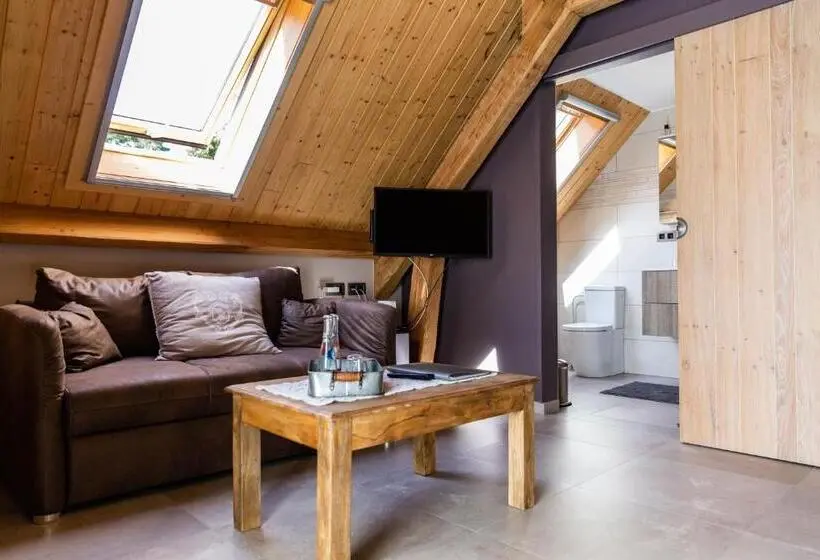 Deluxe-huone King-vuode, B&b 't Heirweggoed