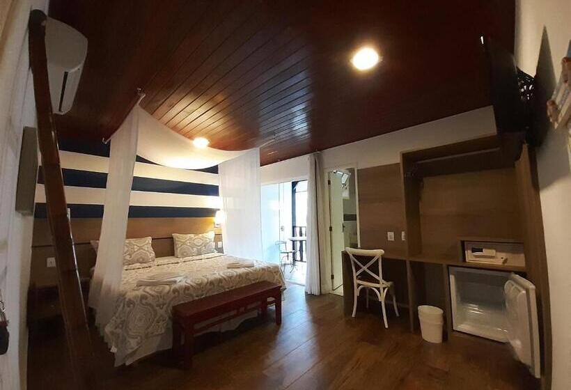 חדר פרמיום עם מרפסת, Pousada Da Prainha