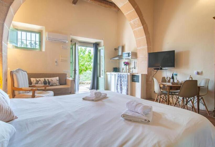 Superior studio with terrace, Finca Agroturismo Es Pujol