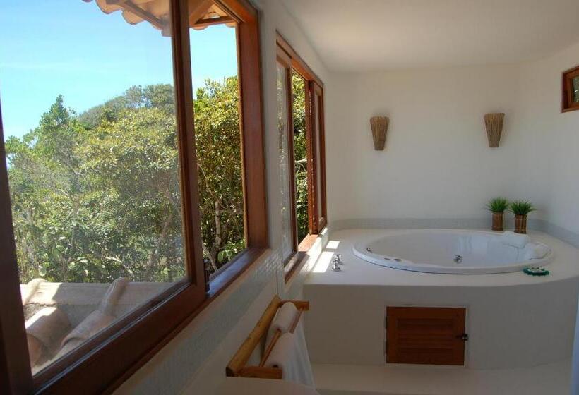 اتاق لوکس با چشم‌انداز دریا, Pousada Beijo Do Vento