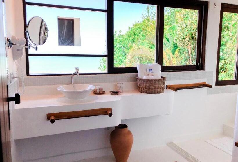 اتاق لوکس با چشم‌انداز دریا, Pousada Beijo Do Vento