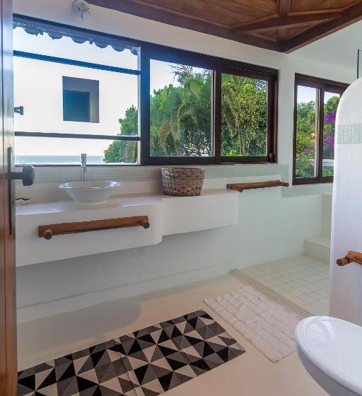 اتاق لوکس با چشم‌انداز دریا, Pousada Beijo Do Vento