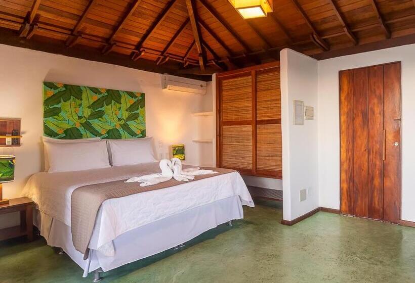 اتاق لوکس با چشم‌انداز دریا, Pousada Beijo Do Vento