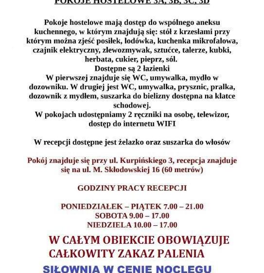 اتاق استاندارد با سرویس بهداشتی مشترک, Centrum Noclegowe Ii