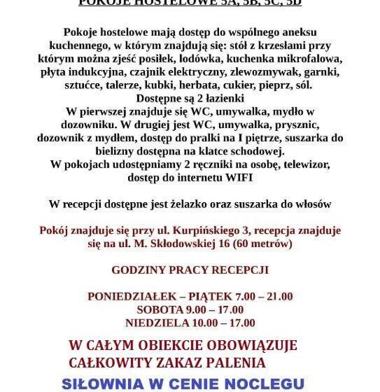 اتاق استاندارد با سرویس بهداشتی مشترک, Centrum Noclegowe Ii