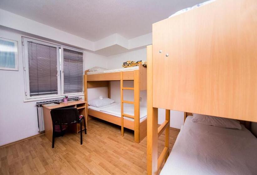 اتاق استاندارد با سرویس بهداشتی مشترک, Hostel Herz