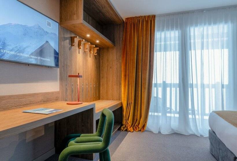 غرفة سوبيريور مطلة على الجبل, Ily Hôtels & Spa La Rosière