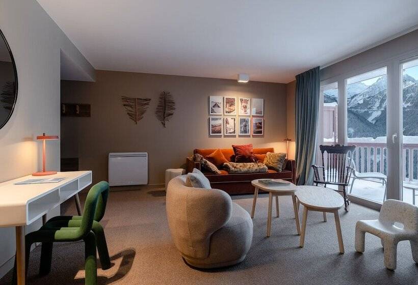 جناح عائلي غرفتين نوم, Ily Hôtels & Spa La Rosière