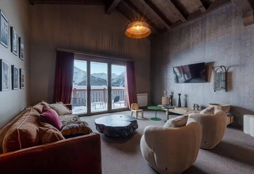 プレミアムスイート２ベッドルーム, Ily Hôtels & Spa La Rosière
