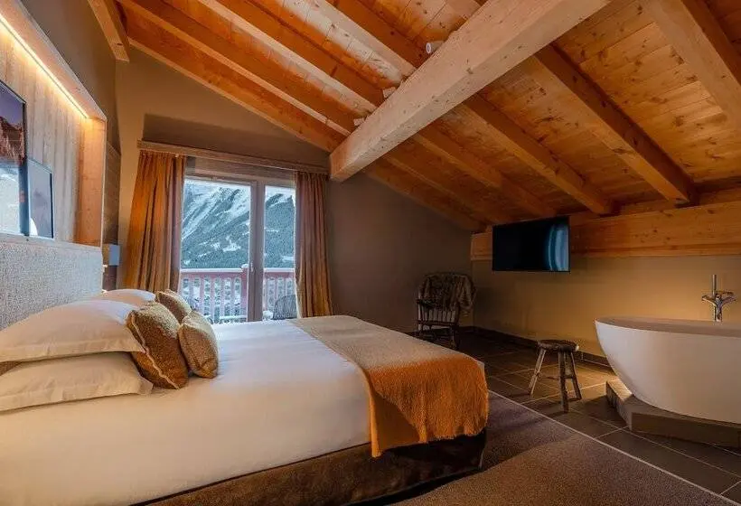 プレミアムスイート２ベッドルーム, Ily Hôtels & Spa La Rosière
