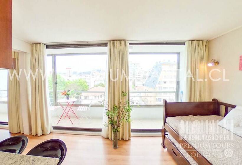 1 Yatak Odalı Lüks Daire, Apartamentos Premium Capital Casino Viña Del Mar