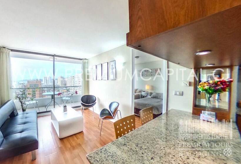 2 Yatak Odalı Lüks Daire, Apartamentos Premium Capital Casino Viña Del Mar