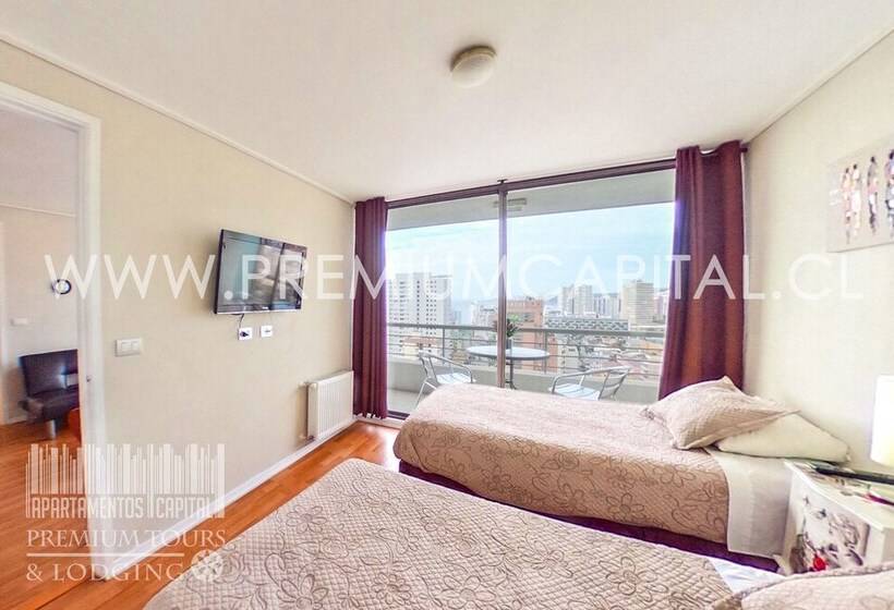 2 Yatak Odalı Lüks Daire, Apartamentos Premium Capital Casino Viña Del Mar