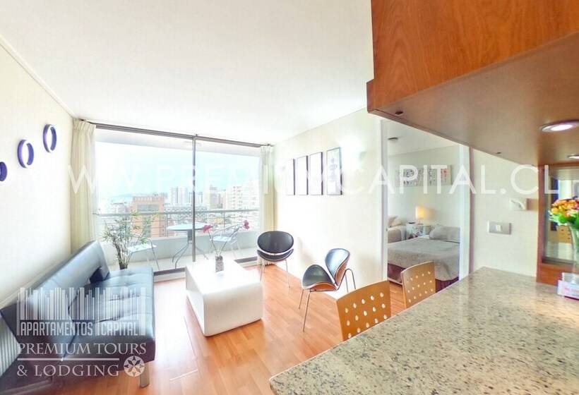 2 Yatak Odalı Lüks Daire, Apartamentos Premium Capital Casino Viña Del Mar